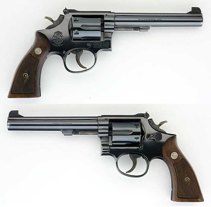 SMITH & WESSON S&W MODEL 14-2 - K-38 MASTERPIECE .38 SPL REVOLVER MFG 1963