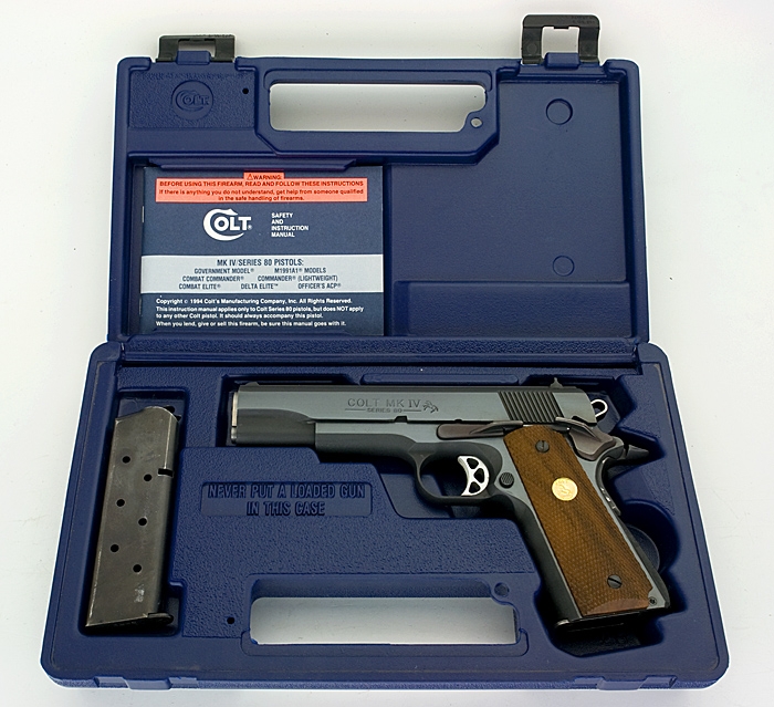 Colt 1911 Government Model Series 80 With Custom Work And Extras Minty ...