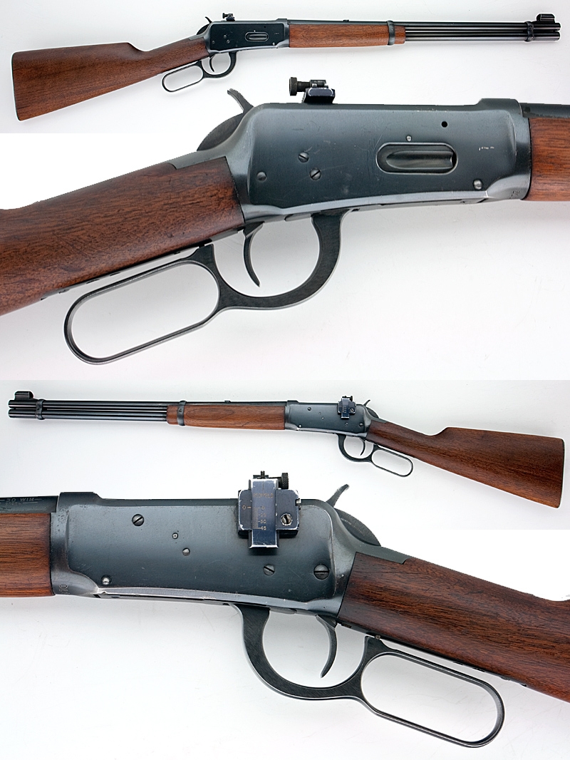 WINCHESTER MODEL 94 LEVER ACTION CARBINE 30-30 MFG 1955 W/PEEP SIGHT C ...