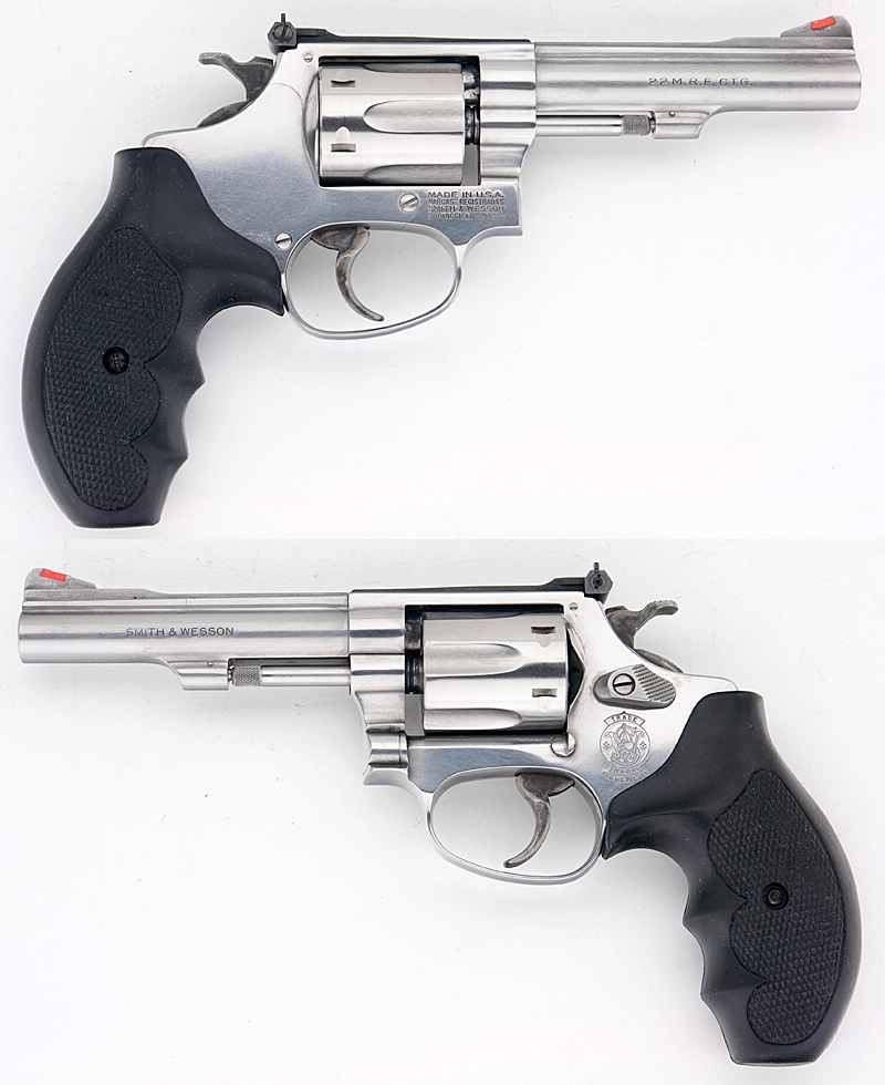 Smith And Wesson Sandw Model 651 1 Target Stainless Steel 22 Magnum Revolver For Sale At Gunauction 