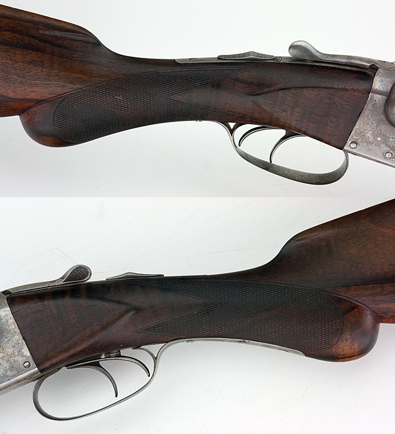 REMINGTON 1894 HAMMERLESS GRADE A SIDE-BY-SIDE 12-GA SHOTGUN DAMASCUS ...