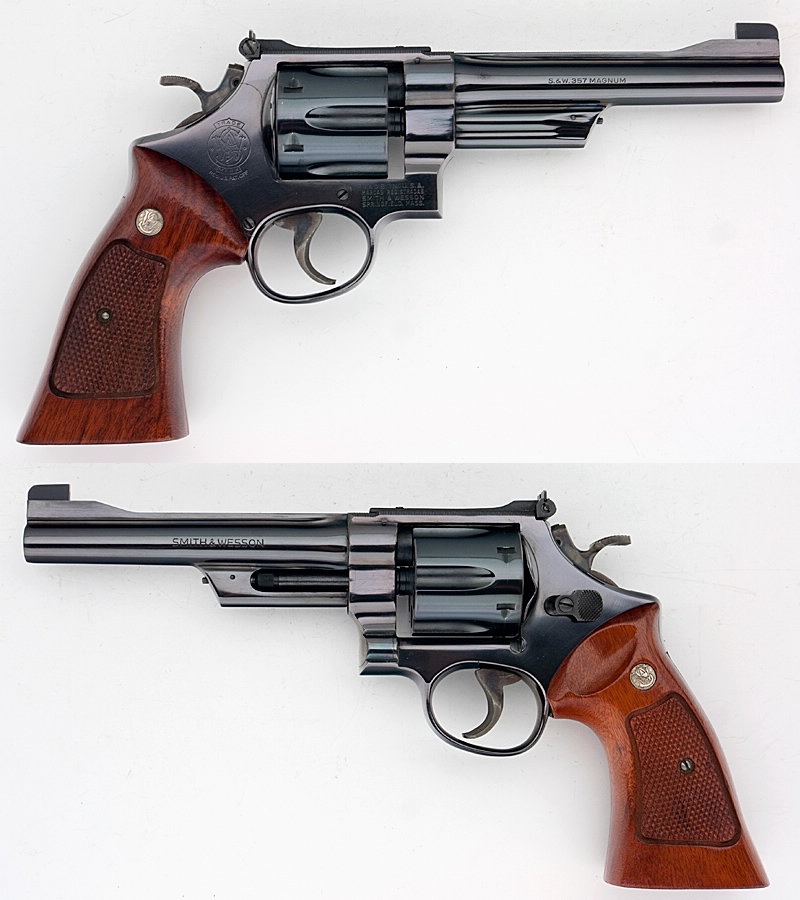 SMITH & WESSON S&W MODEL 27-2 - TARGET REVOLVER .357 MAG W/DISPLAY CASE ...