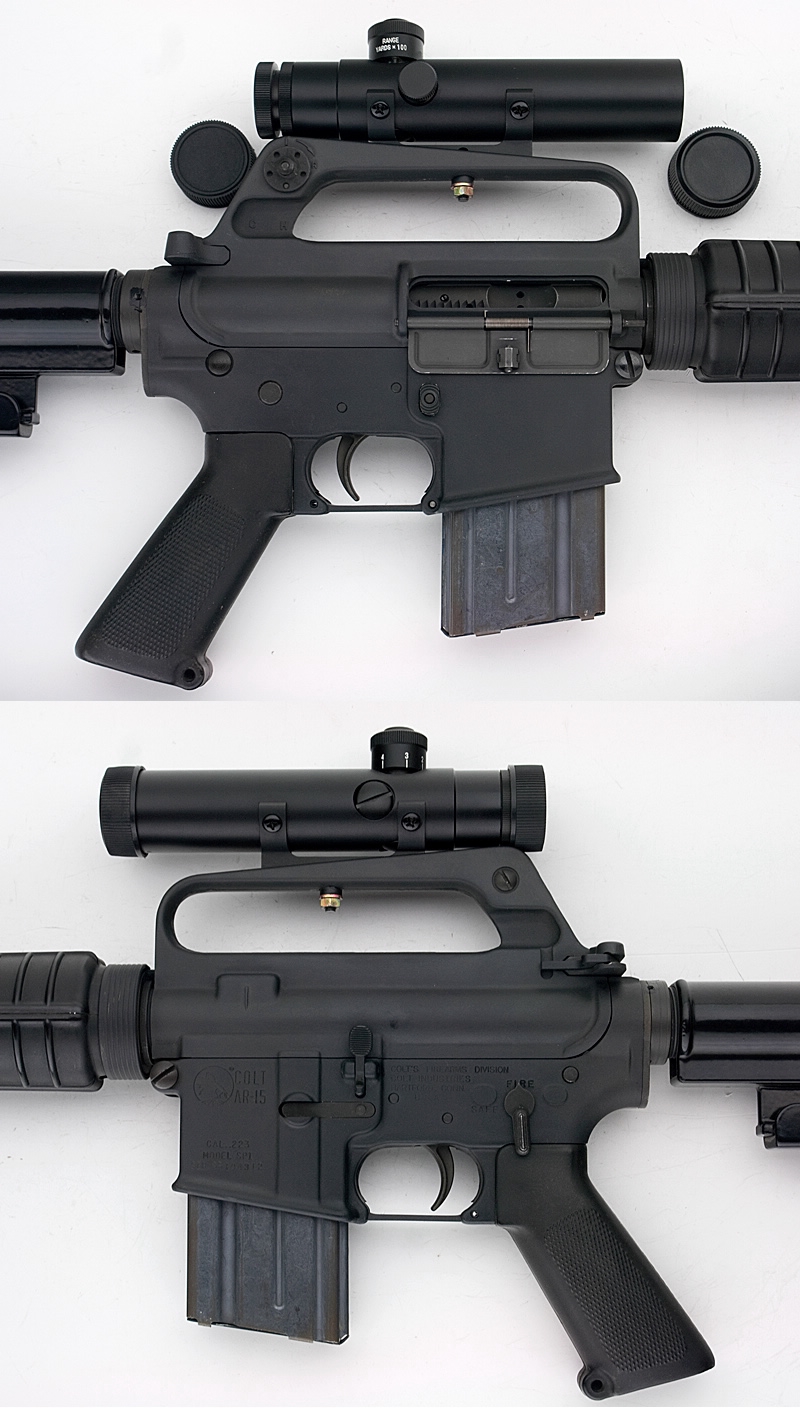 Colt Sp1 Ar15 Ar15 Sporter Semiauto Rifle Cal .223 PreBan With Scope