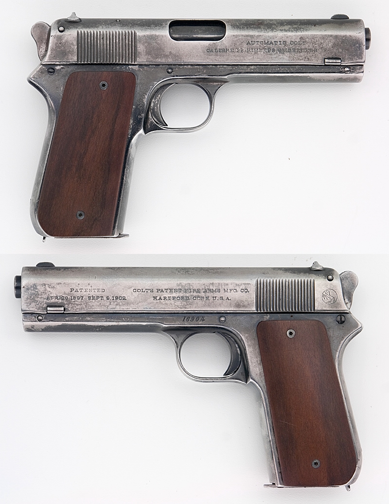 Colt 1903 Pocket Hammer .38 Acp Semiauto Pistol Made 1903 First Year C
