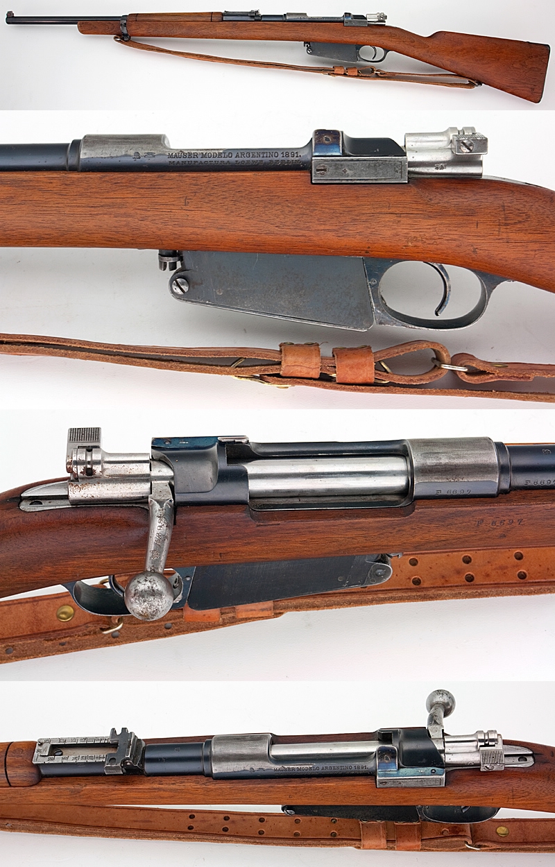 Mauser Modelo Argentino 1891 Sporterized Rifle 7.65mm Mfg Pre-1899 No ...