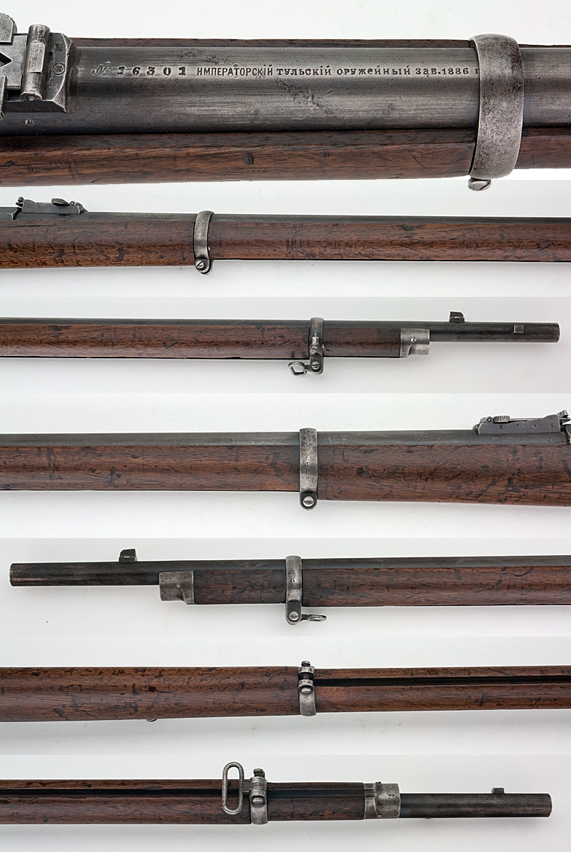 Russian Berdan Ii Model 1870 Rifle 10.66x57r Mfg 1886 Antique No Ffl ...