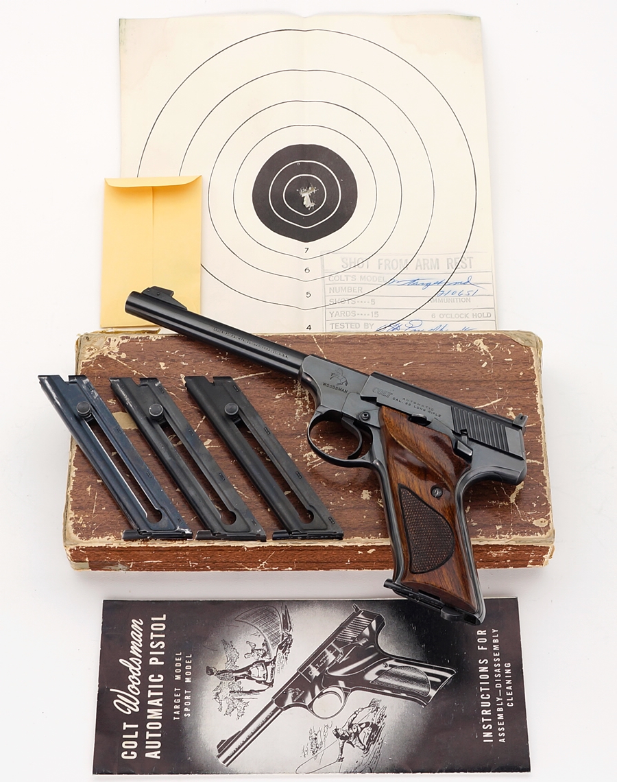 Colt The Woodsman 3rd Series Target Model .22 Cal Pistol Mfg 1965 C&R ...