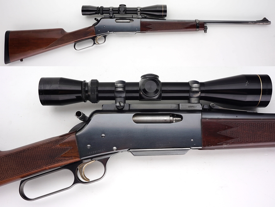 BROWNING MODEL 81 BLR - LEVER ACTION RIFLE IN 7MM-08 MFG 1987 W/SCOPE ...