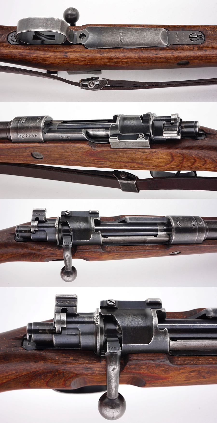 Wwii German Nazi Mauser Kar 98k 8mm Carbine Made 1942 With ...