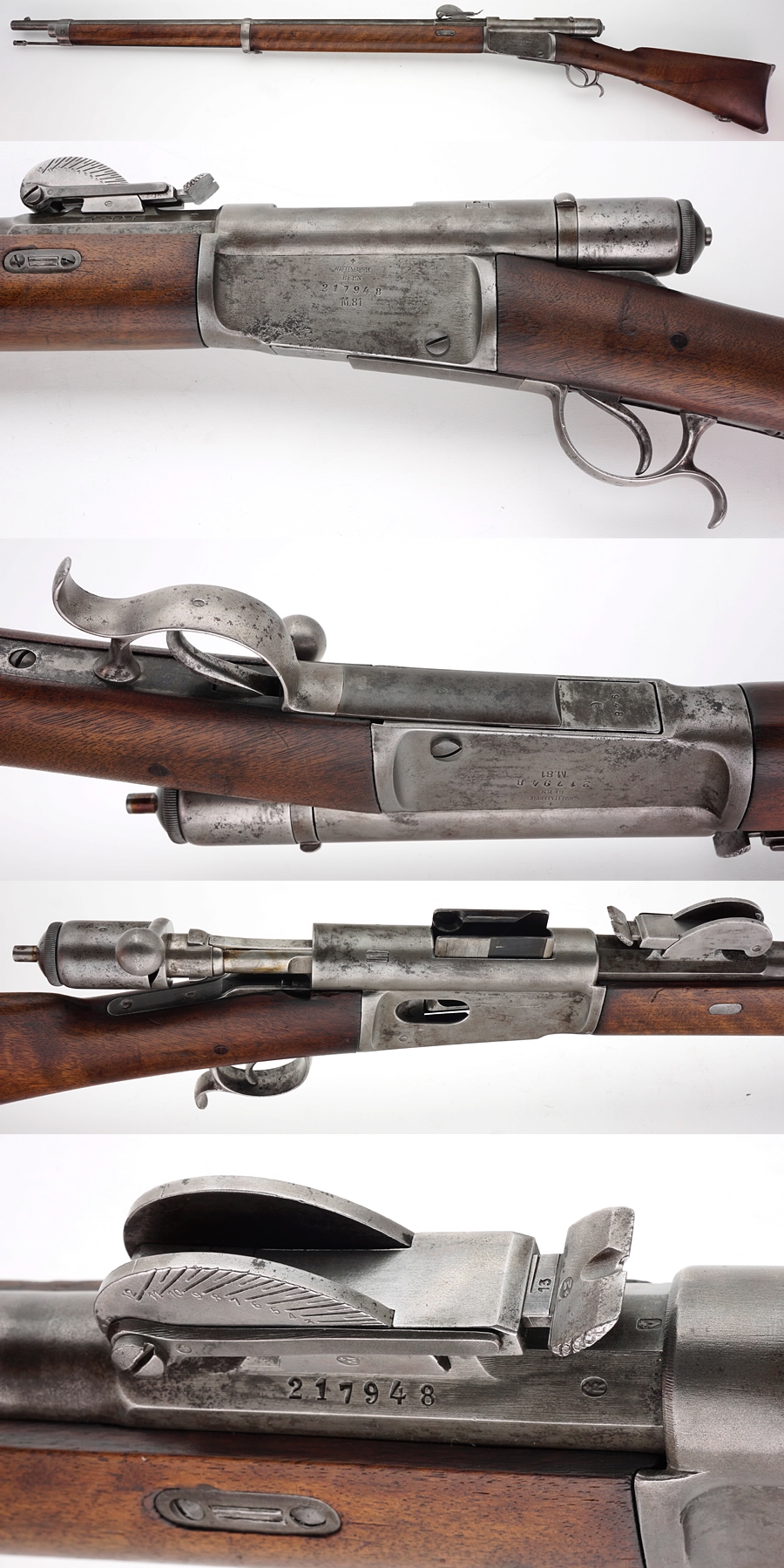 Swiss Vetterli Model 1881 Rifle 10.4mm Considered An Antique No Ffl ...