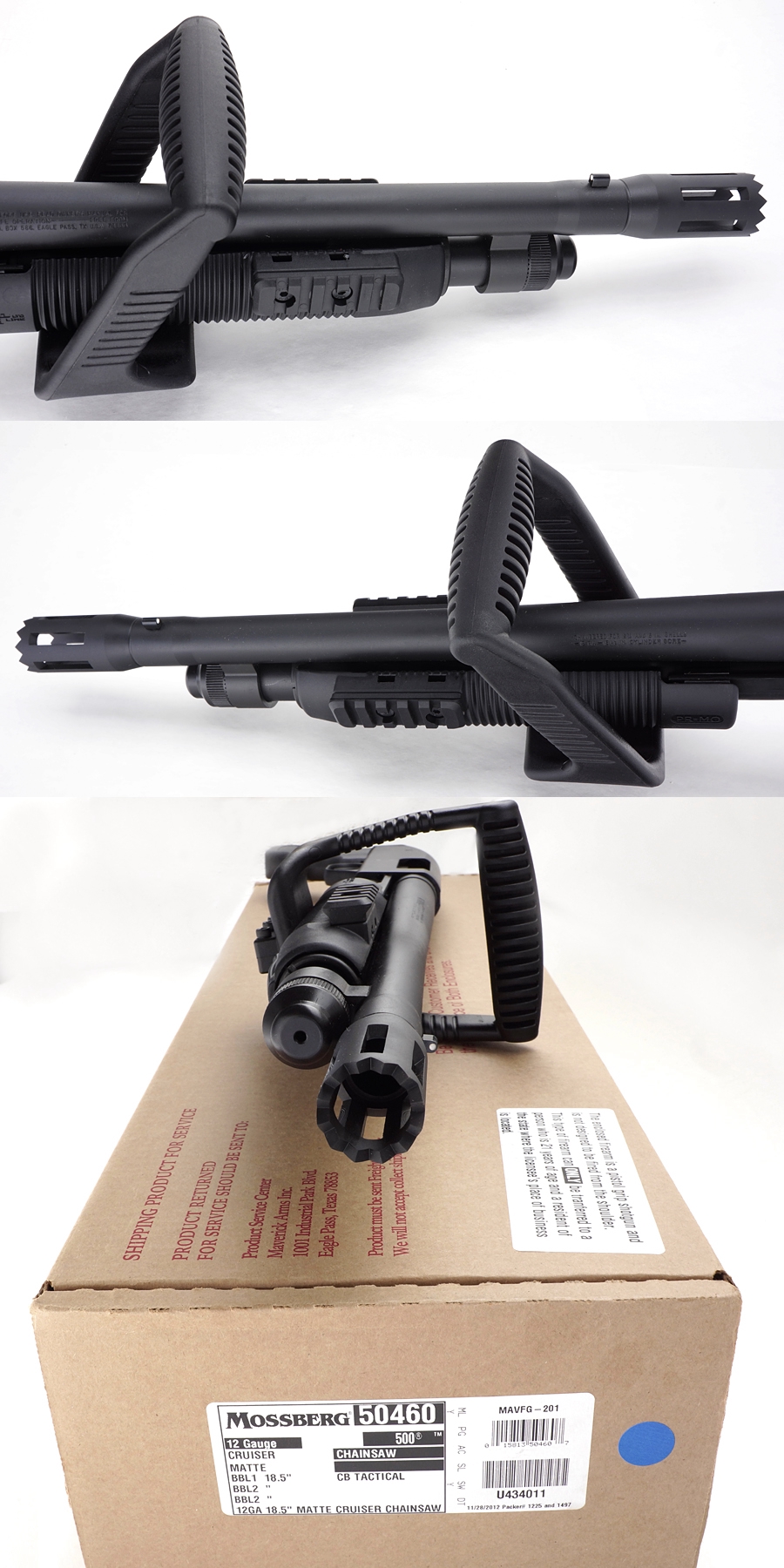 Mossberg 500 Chainsaw Cb Tactical Pistol Grip 12 Ga Pump Shotgun New ...