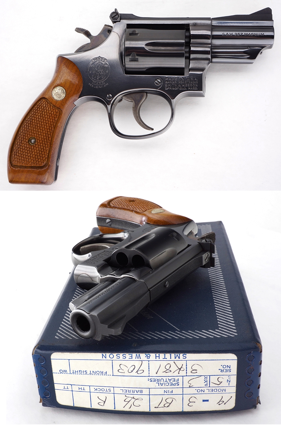 etiket Haiku Aanzienlijk Smith & Wesson S&W Model 19-3 Revolver .375 Magnum Home Great Defense  Excellent For Sale at GunAuction.com - 12637765
