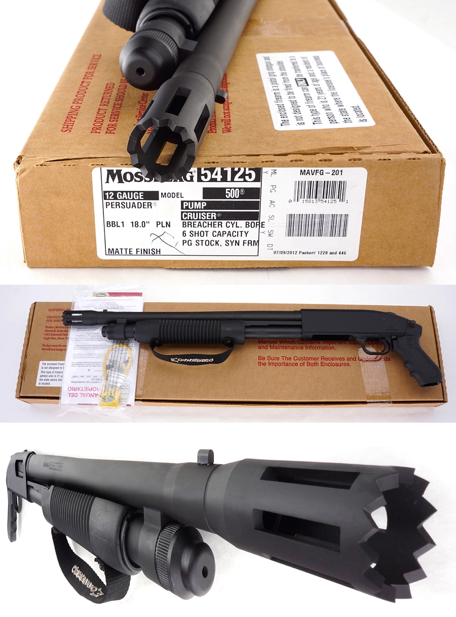 Mossberg 500 Persuader Door Breacher Pistol Grip 12 Ga Pump Shotgun New