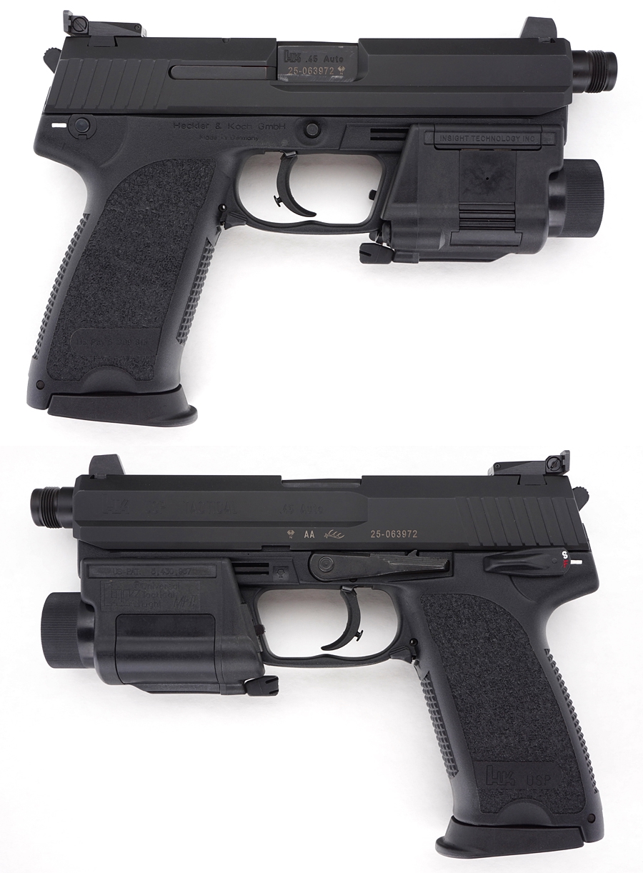 Heckler & Koch Hk Usp Tactical .45 Acp Semiauto Full-Size Pistol W ...