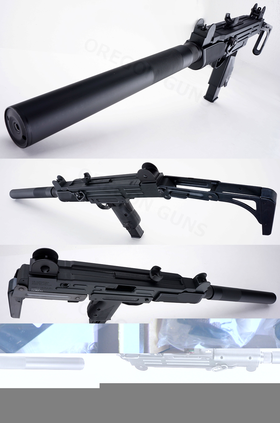 Walther Mp Uzi Iwi Israel Folding Stock W/Suppressor And ...