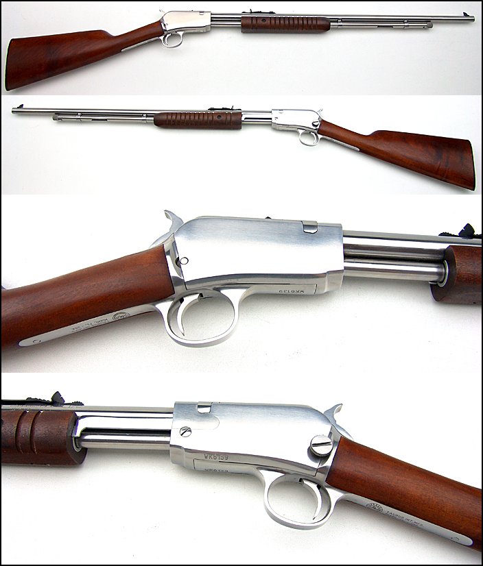 TAURUS MODEL 172 PUMP ACTION STAINLESS RIFLE .17 HMR For Sale at ...