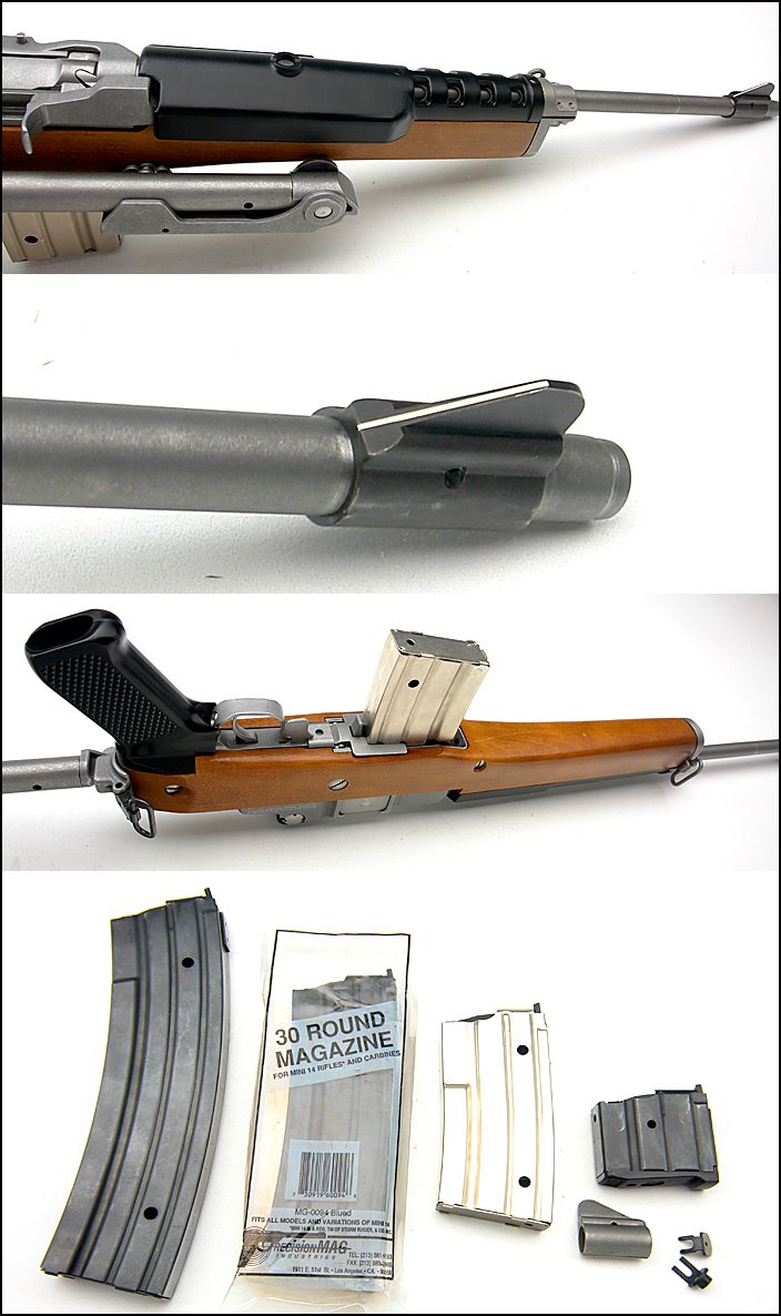 Sturm Ruger Mini14 .223 Rem Stainless Steel Folding Stock Excellent