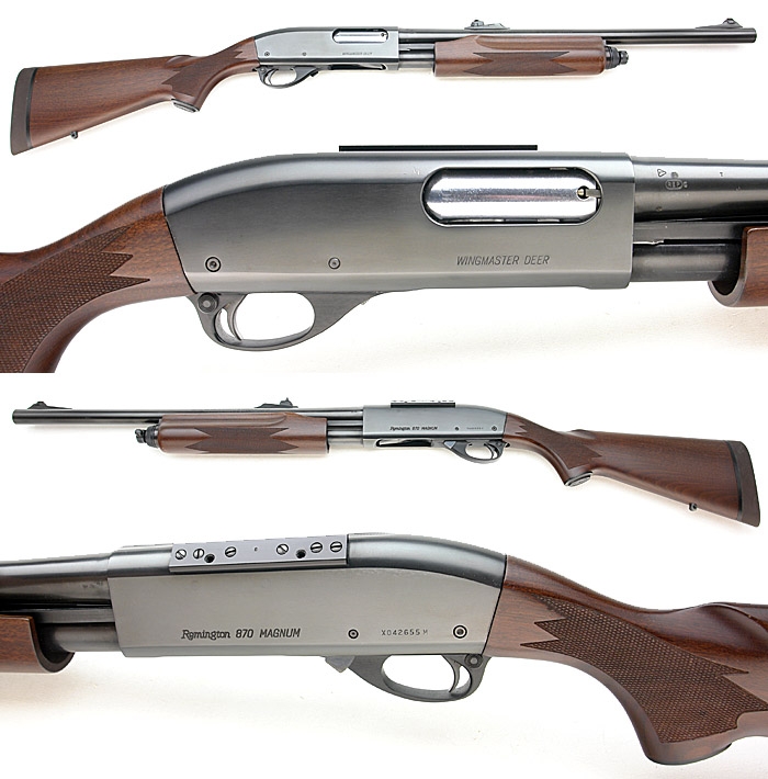 Remington Wingmaster 870 Magnum Deer Slug Barrel 12 Ga Pump Shotgun For Sale At 