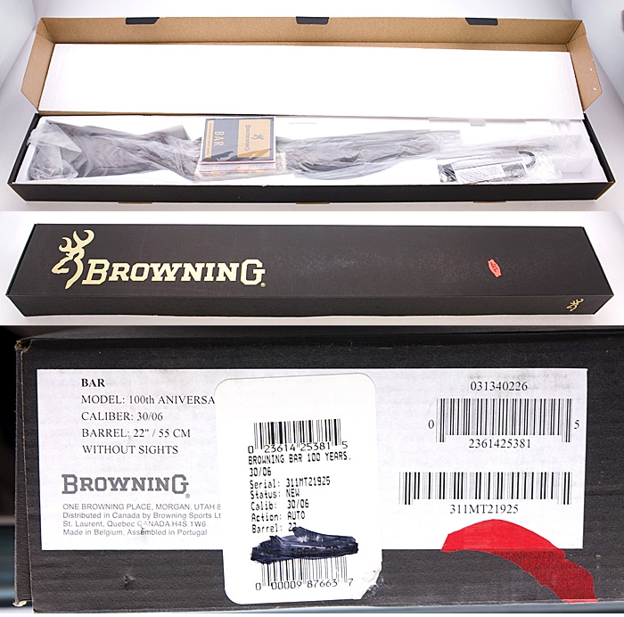 Browning Bar 100th Year Anniversary Issue 3006 Americas Cartridge For