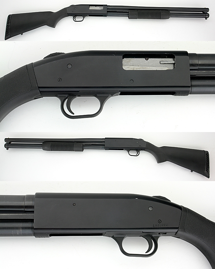 MOSSBERG MODEL 500A SYNTHETIC - STOCK 12 GAUGE PUMP SHOTGUN - Picture 1