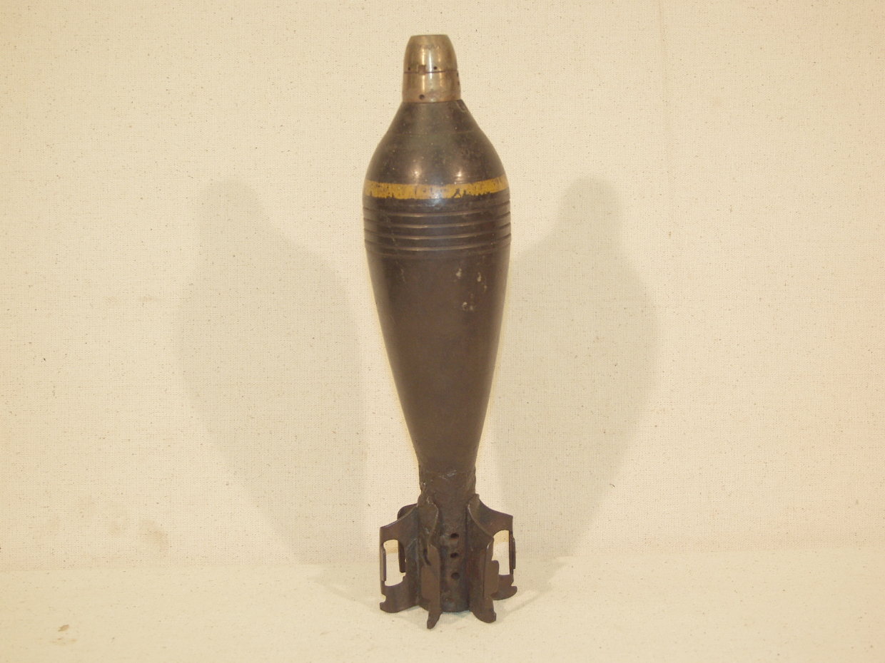 Japanese Wwii 81mm Mortar Round W/ Fuse For Sale at GunAuction.com ...