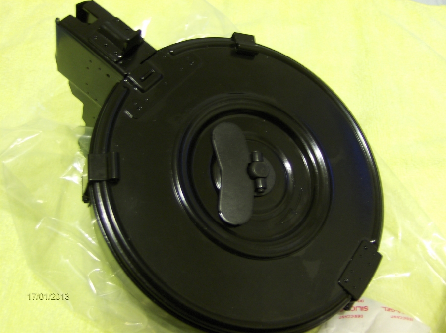 Sks 75 round drum magazine 7 62x39 new for sale at gunauction