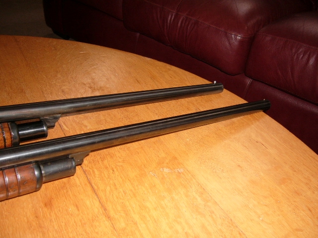 Stevens, J. Arms Co. 2 For 4 Two Stevens 520/820 Pump Shotguns For Sale ...