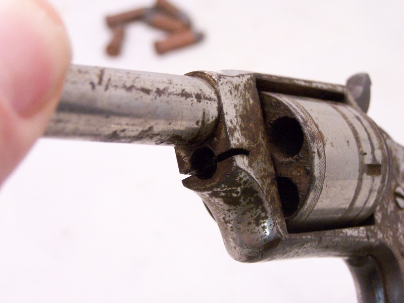 HOPKINS & ALLEN MFG. NO FFL, DICTATOR, 5 SHOT, SPUR TRIGGER, 32 RF, ANTIQUE Picture 7