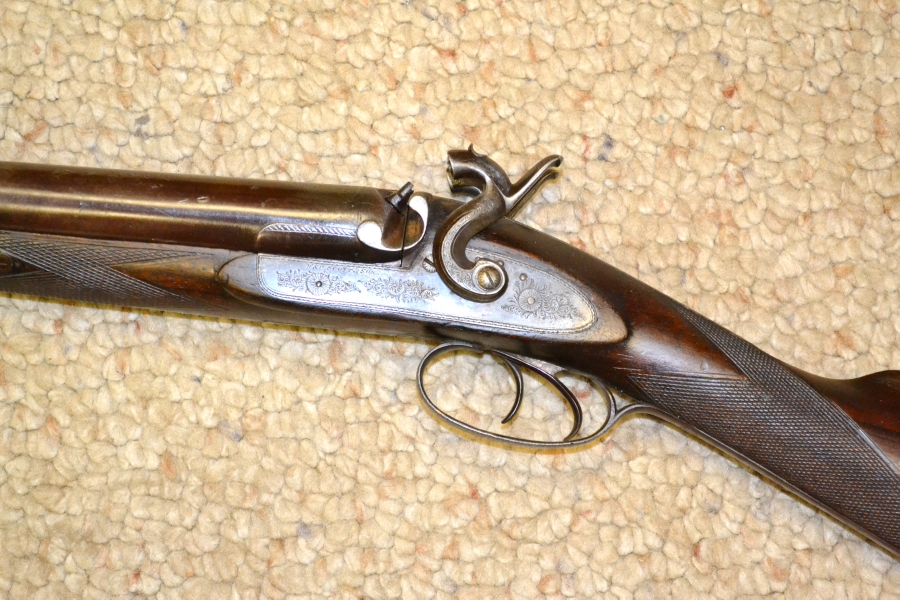 W. C. Scott & Sons, London High Grade, 10 Ga, Percussion Double Shotgun ...