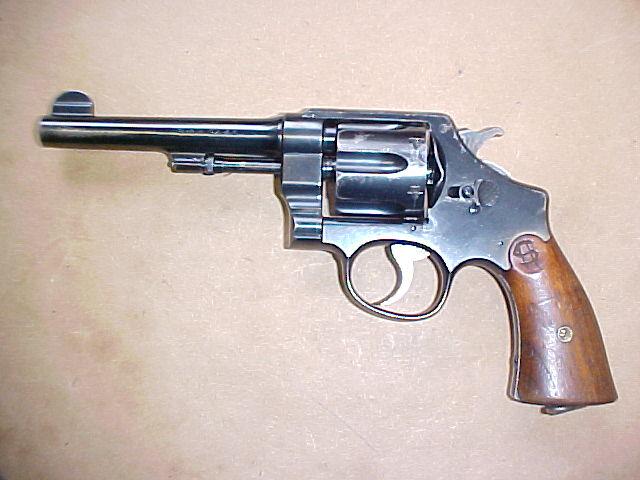 Smith and Wesson Model 1917 revolver, 45 acp, WW I, C&R okay