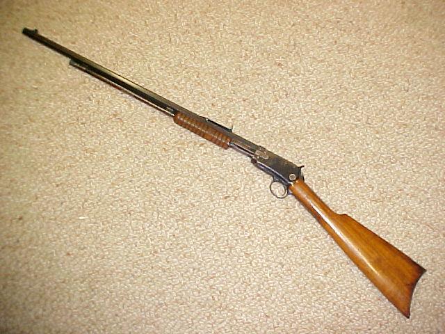 WINCHESTER, MODEL 1890 THIRD MODEL, 22 WRF CALIBER, MARBLE SIGHTS, C&R