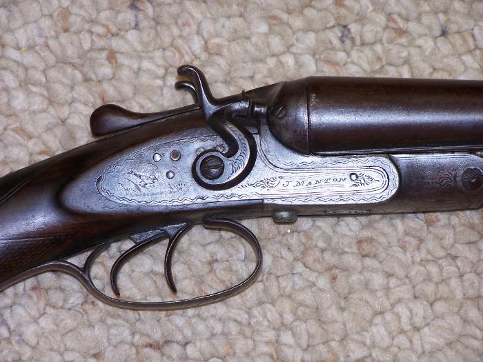 J Manton England 10 Gauge, Hammer Double Bbl Shotgun, No Ffl For Sale ...