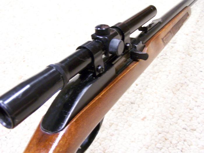 MARLIN GLENFIELD MODEL 60 22 CALIBER, SEMI AUTO, TUBE FED, TASCO 4X