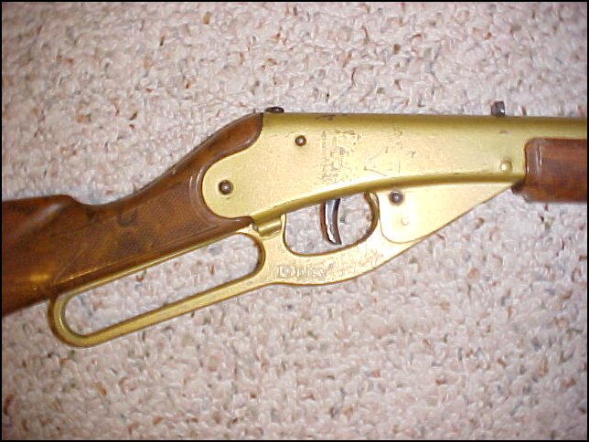 Daisy Model 103 Lever Action Gun Gold Finish For Sale At Gunauction Com