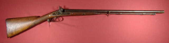 Early Percussion Shotgun !2ga. Muzzleloading Double Barrel.