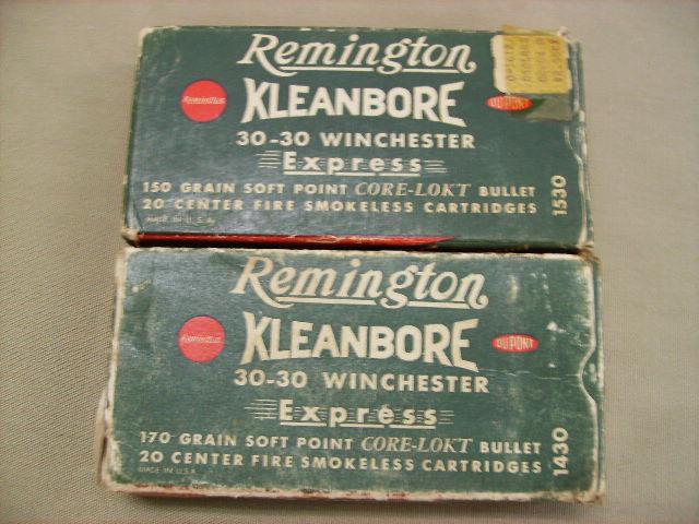 Remington Kleanbore 30-30 Express Green Box