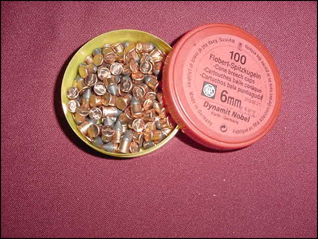 Flobert 6mm Tin Of Ammo Germany For Sale at GunAuction.com - 7077636