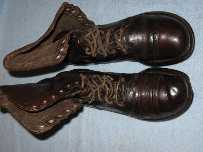 WWII ORIGINAL U.S. PARATROOPER JUMP BOOTS For Sale at GunAuction.com ...