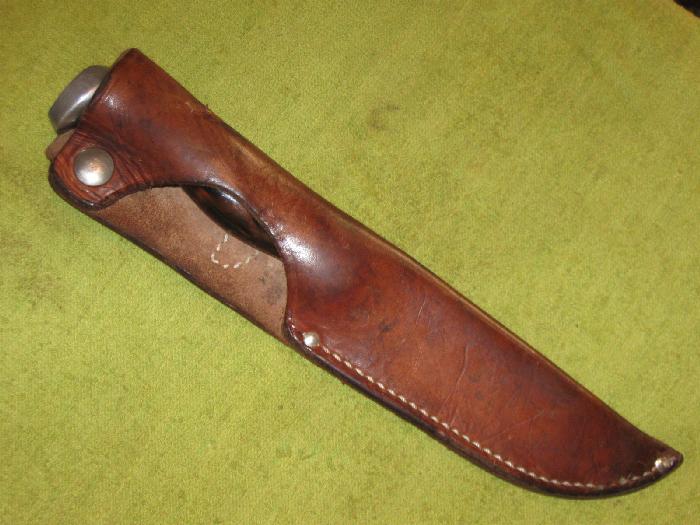  Cutco Model 1769 Hunting Knife with Leather Sheath