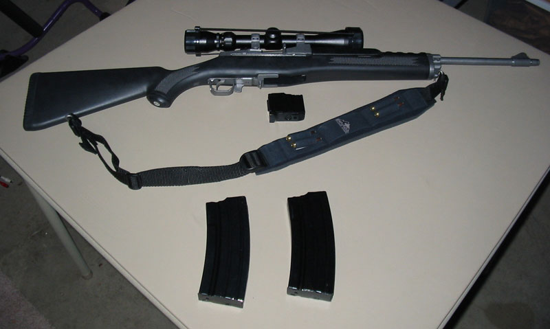 RUGER MINI-14 ALL WEATHER RANCH RIFLE WITH EXTRAS!