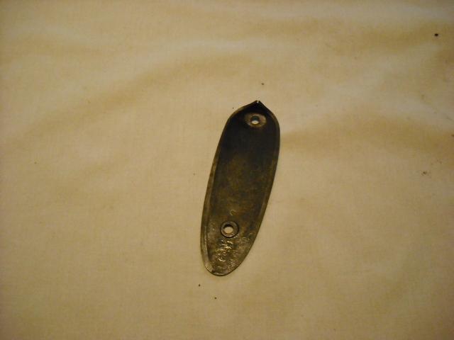 Metal butt plate for Winchester 1897