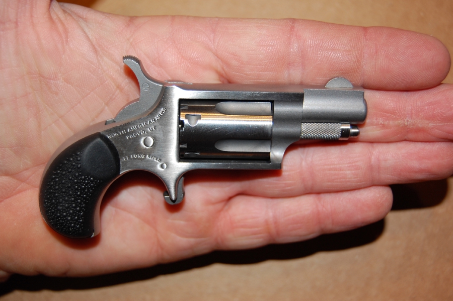 North American Arms NAA MINI REVOLVER 22LR 1 1/8 Barrel W/Rubber Grips ...