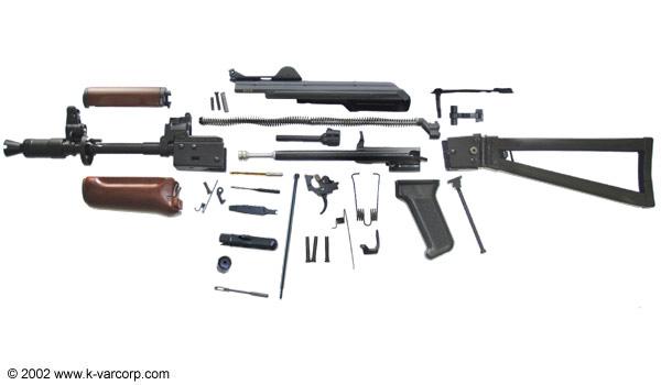 Bulgarian Aks-74u Parts Kit With Suppressor For Sale at GunAuction.com ...