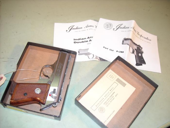 Indian Arms Corp. 380 Automatic Like New In Box For Sale at GunAuction ...