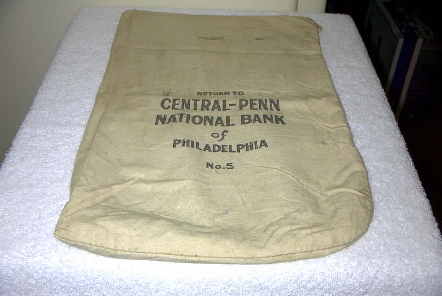 Old Bank Money Bag For Sale at 5361623