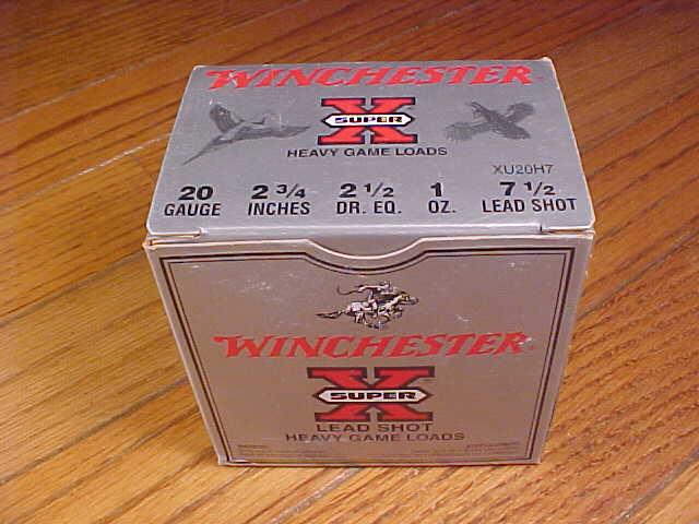 Box Of Winchester Game Load 20 Gauge 7 1/2 Shot For Sale at GunAuction ...