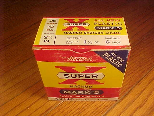 Box Of Western Super X Mark 5 12 Gauge 6 Shot For Sale at GunAuction ...