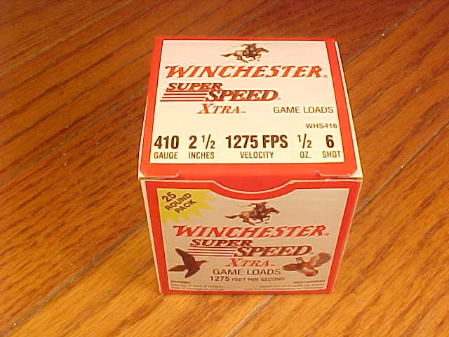 Box Winchester SuperSpeed .410 Gauge 6 Shot