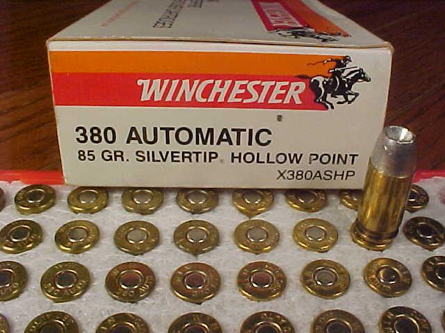 Box Winchester Silvertip .380 Auto. Hollow Point For Sale at GunAuction ...