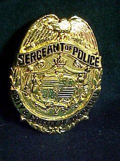Honolulu Police Sergeant Badge Full Size For Sale at GunAuction.com ...